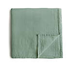 Alternate image 0 for Mushie&reg; Muslin Organic Cotton Swaddle Blanket in Green