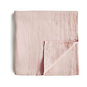 Mushie&reg; Muslin Organic Cotton Swaddle Blanket in Rose