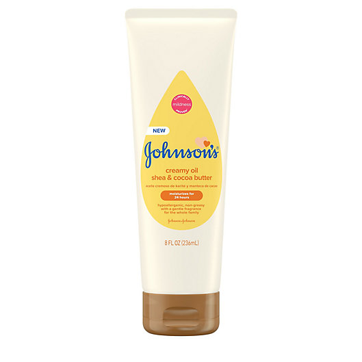 Alternate image 1 for Johnson's® Baby 8 fl. oz. Creamy Oil with Shea and Cocoa Butter