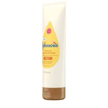 Johnson's&reg; Baby 8 fl. oz. Creamy Oil with Shea and Cocoa Butter. View a larger version of this product image.