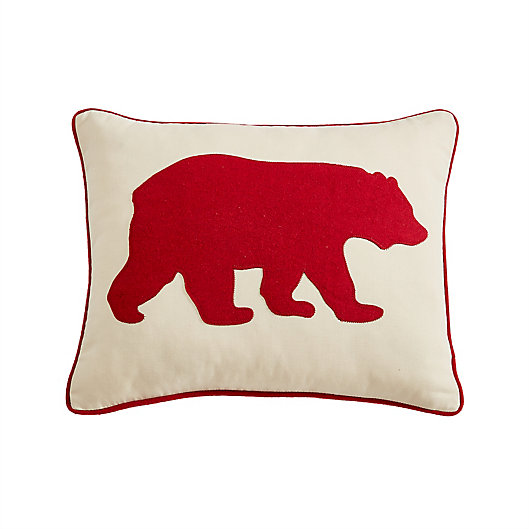 Alternate image 1 for Eddie Bauer® Bear 16-Inch x 20-Inch Oblong Throw Pillow