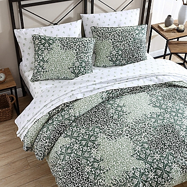 Stone Cottage Abingdon King Comforter Set in Green. View a larger version of this product image.