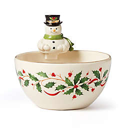 Lenox® Holiday Snowman Bowl in Ivory