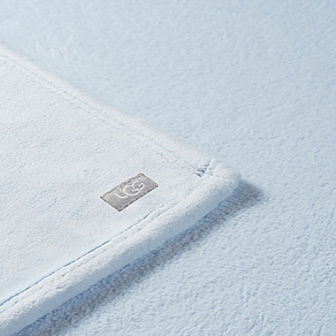 UGG&reg; Coco Flannel Toddler Blanket in Sky Blue. View a larger version of this product image.