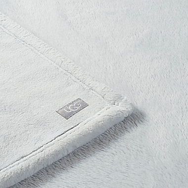 UGG&reg; Coco Flannel Toddler Blanket in Glacier Grey. View a larger version of this product image.