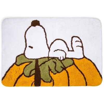 Peanuts&trade; 20&quot; x 30&quot; Snoopy Autumn Leaves Bath Rug