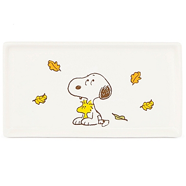 Peanuts&trade; Snoopy Autumn Leaves Guest Towel Tray. View a larger version of this product image.