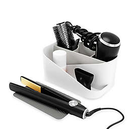 Umbra® Glam Hair Tool Organizer in White/Charcoal