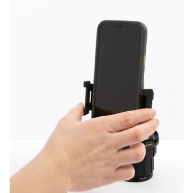 Cup Call Crane&trade; Cupholder Phone Mount in Black. View a larger version of this product image.
