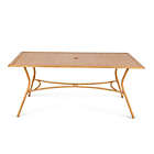 Alternate image 4 for Everhome&trade; Galveston Rectangular Outdoor Dining Table in Natural