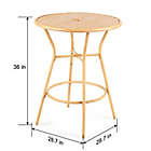 Alternate image 1 for Everhome&trade; Galveston Outdoor Bistro Table in Natural