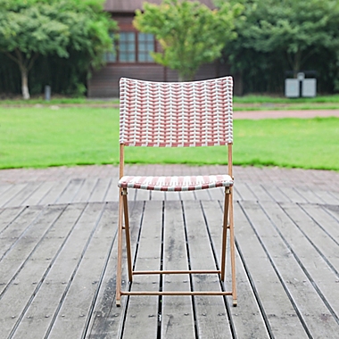 Everhome&trade; Galveston Outdoor Parisian Folding Chair. View a larger version of this product image.