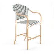 Everhome&trade; Galveston Outdoor Bar Stools in Navy (Set of 2)