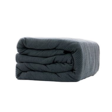 Therapedic&reg; 12 lb. Jersey Knit Weighted Blanket in Navy. View a larger version of this product image.