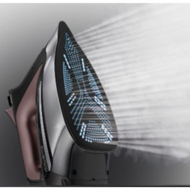 Rowenta&reg; Pro Master Xcel DW8370 Steam Iron in Black. View a larger version of this product image.