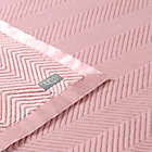 Alternate image 1 for UGG&reg; Tillie Carved Plush Toddler Blanket in Pink Shell