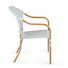 Alternate image 5 for Everhome&trade; Galveston Outdoor Stacking Parisian Chair in Light Blue