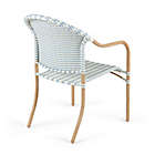 Alternate image 6 for Everhome&trade; Galveston Outdoor Stacking Parisian Chair in Light Blue