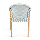Alternate image 4 for Everhome&trade; Galveston Outdoor Stacking Parisian Chair in Light Blue