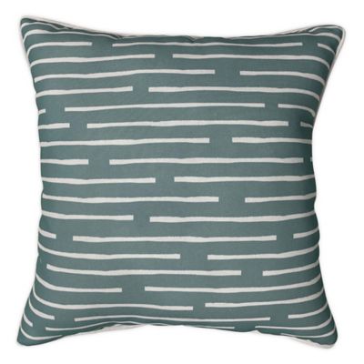 Blue Striped Pillow | Bed Bath & Beyond