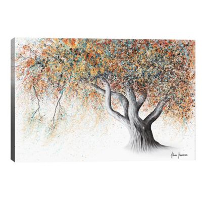 iCanvas Rusty Autumn Tree Wrapped Canvas Wall Art