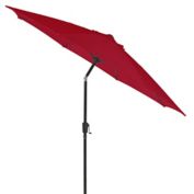 Everhome&trade; 9-Foot Round Tilt Market Umbrella in Equestian Red