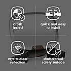 Alternate image 9 for Diono&reg; Easy View Plus&trade; Rear Facing Mirror in Black/Silver