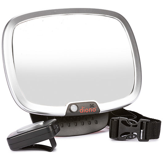 Alternate image 1 for Diono® Easy View Plus™ Rear Facing Mirror in Black/Silver