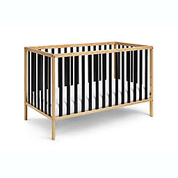 Baby Cache Deux Remi 3-in-1 Convertible Island Crib in Natural/Black
