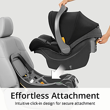 Chicco&reg; KeyFit&reg; 35 Zip ClearTex&trade; Infant Car Seat in Obsidian. View a larger version of this product image.