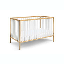 Baby Cache Deux Remi 3-in-1 Convertible Island Crib in Natural/White