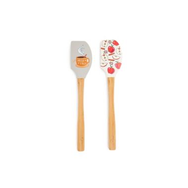 12-Inch Bamboo and Silicone Pointed Spatula. View a larger version of this product image.