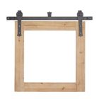 Alternate image 0 for Ridge Road Decor Wood and Metal Farmhouse Wall Mirror in Brown