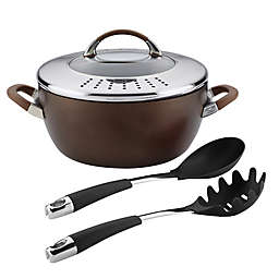 Circulon® Symmetry® Nonstick 4-Piece Hard-Anodized Cookware Set in Chocolate