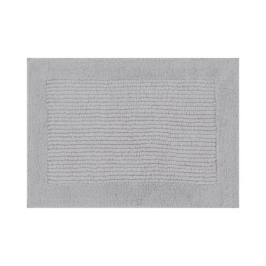 Haven&trade; Reversible Cotton 17" x 24" Bath Rug in Harbor Mist Grey. View a larger version of this product image.