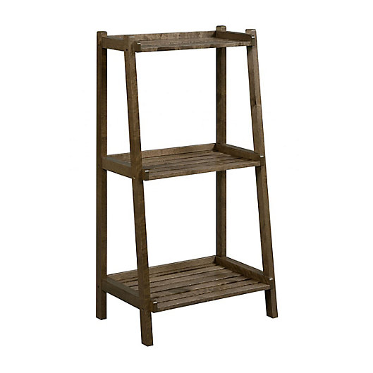 Homeroots 3 Tier Ladder Bookcase In, Bed Bath And Beyond Ladder Bookcase