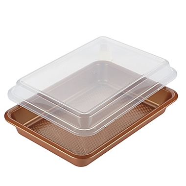 Ayesha Curry&trade; Nonstick 5-Piece Baking Pan Set in Copper. View a larger version of this product image.