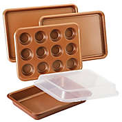 Ayesha Curry&trade; Nonstick 5-Piece Baking Pan Set in Copper