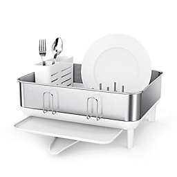 simplehuman® Compact Stainless Steel Frame Dish Rack