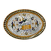 Mardi Gras King 19.5-Inch Oval Cake Platter