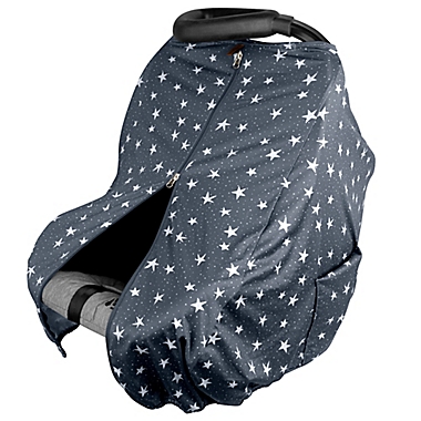 JJ Cole&reg; DreamGuard Packable Car Seat Canopy in Stars. View a larger version of this product image.