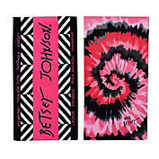 Betsey Johnson&reg; Tie Dye Love and Betsey Johnson Name 2-Piece Beach Towels Set