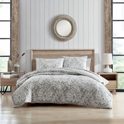 Stone Cottage Camden Reversible Full/Queen Comforter Set in Grey