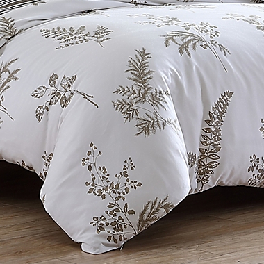 Stone Cottage Willow Reversible Full/Queen Comforter Set in Driftwood. View a larger version of this product image.