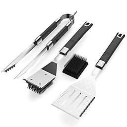 Our Table™ 4-Piece BBQ Tool Set in Black