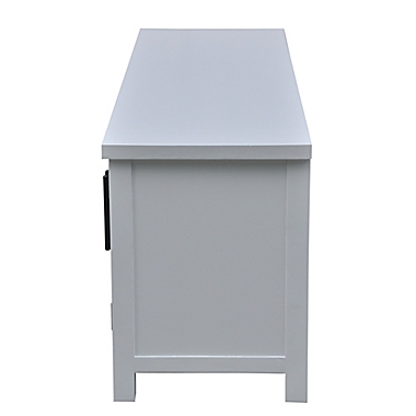 Bee &amp; Willow&trade; Crossey TV Stand in Simply White. View a larger version of this product image.