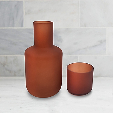 Haven&trade; Eulo 27.05 oz. Glass Carafe in Copper. View a larger version of this product image.
