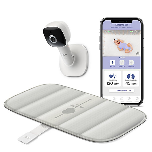 Alternate image 1 for Hubble Dream+ Smart Wireless Sensor Mat with HD 1080p Wi-Fi Video Baby Monitor
