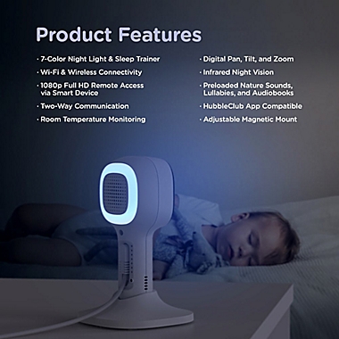 Hubble Dream+ Smart Wireless Sensor Mat with HD 1080p Wi-Fi Video Baby Monitor. View a larger version of this product image.