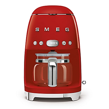 SMEG 50s Retro Style 10-Cup Drip-Filter Coffee Maker in Red. View a larger version of this product image.